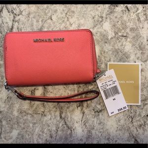 Michael Kors wristlet wallet